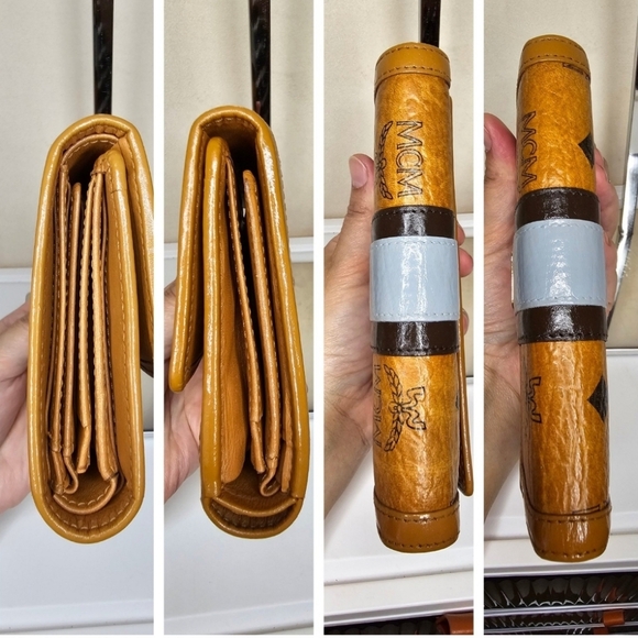 ✨️🩵 MCM TRIFOLD WALLET ✨️🩵 - Picture 6 of 10